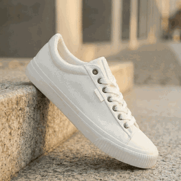 Vyriški sportbačiai su minkštu vidpadžiu, balti Big Star