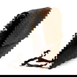 Moteriška rankinė iš zomšos 24×22×5 cm Luka