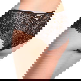 Moteriškos kelnaitės iš nėrinių su medvilniniu įsiuvu