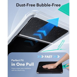 iPad Air 10.9" ir 11" grūdintas stiklas ESR Paper Feel (skaidrus)