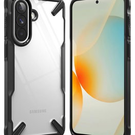 Samsung Galaxy A57 5G dėklas Ringke Fusion X juodas / skaidrus