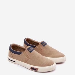 Vyriški bevarstės kedai Lee Cooper smėlio spalvos