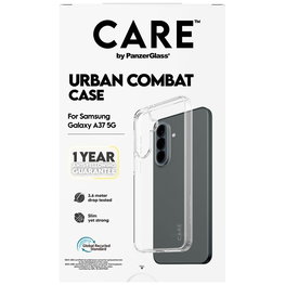 Telefono dėklas Samsung Galaxy A37 5G — PanzerGlass CARE Urban Combat, skaidrus