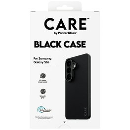 CARE by PanzerGlass TPU telefono dėklas Samsung Galaxy S26, juodas