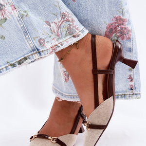 Moteriškos basutės Step in style su smailia nosele
