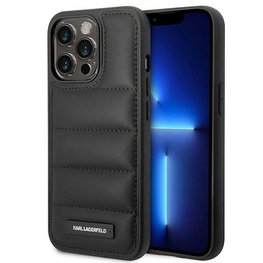 Karl Lagerfeld Puffy Elongated Logo telefono dėklas iPhone 14 Pro Max