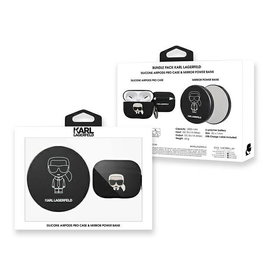 Karl Lagerfeld AirPods Pro dėklas su powerbanku Ikonik
