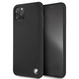 BMW silikoninis dėklas iPhone 11 Pro Max, juodas