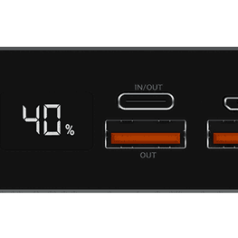 Sidabrinis powerbankas Navitel PWR20 AL