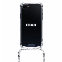 Telefono dėklas su dirželiu iPhone 7/8, sidabrinis