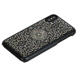 Juodas telefono dėklas iPhone XS/S „Liana“