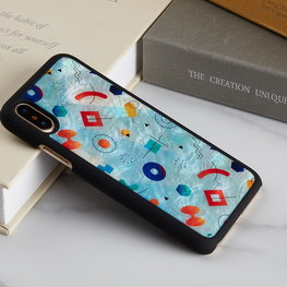 Juodas telefono dėklas iPhone XS/S