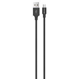 Juodas Micro USB įkrovimo laidas, 1 m