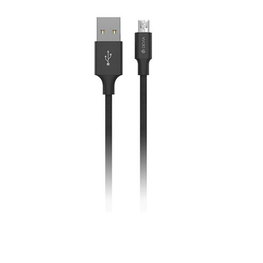 Micro USB įkrovimo laidas, 25 cm, juodas