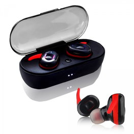 Belaidės „Bluetooth“ ausinės su įkrovimo dėžute