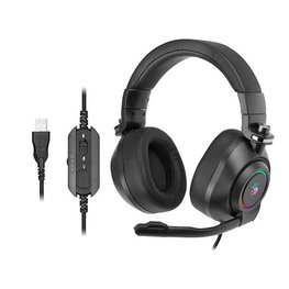 A4Tech Bloody G580 7.1 laidinės USB ausinės su mikrofonu, juodos