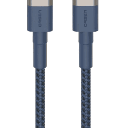 USB-C į Lightning įkrovimo laidas, 3 A, 1 m, mėlynas