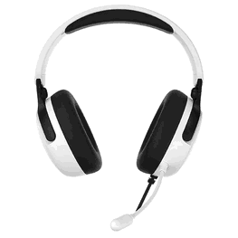 Žaidimų ausinės su mikrofonu Subsonic Astra, baltos / juodos