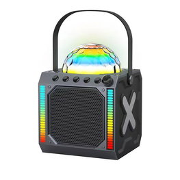 Bluetooth garsiakalbis Denver BTM-618 su mikrofonu ir LED apšvietimu