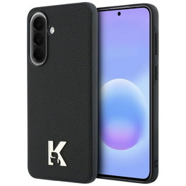 Juodas telefono dėklas Karl Lagerfeld Karl Head Logo Samsung Galaxy A37 5G