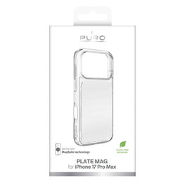 Dėklas iPhone 17 Pro Max Puro Plate Mag, baltas