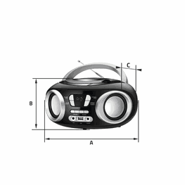 Bluetooth FM radijas Manta Chilli