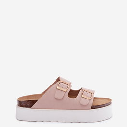 Platforminės basutės su dirželiais Wrangler Dirty Pink
