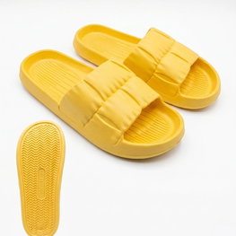 Geltonos putplasčio šlepetės Talia