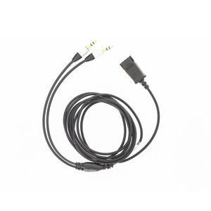 Tellur QD į 2 × Jack 3,5 mm adapterio laidas