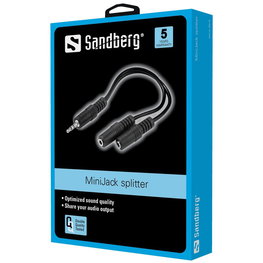 3,5 mm „MiniJack“ skirstytuvas 1 į 2 Sandberg 502-16