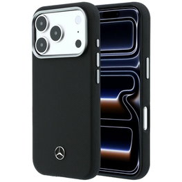 „Mercedes-Benz“ dėklas iPhone 17 Pro su „MagSafe“ – juodas