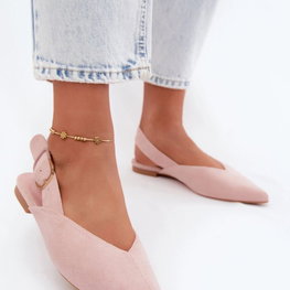 Smailėjanti nosies formos balerinos Step in style