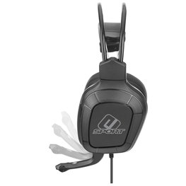 Subsonic Pro 50 žaidimų ausinės su mikrofonu, juodos
