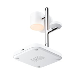 Acefast E39 Qi2.2 25 W 4 viename belaidė stalinė įkrovimo stotelė telefonui, laikrodžiui ir ausinėms, balta