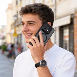 Telefono dėklas Motorola Edge 70 Pro 5G Tech-Protect Magmat MagSafe, matinis juodas