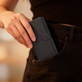 Telefono dėklas Xiaomi 17T Pro Tech-Protect Wallet, juodas