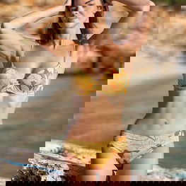 Maudymosi kostumėlis Paradiso gold