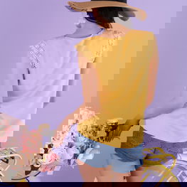 Arase Garstyčių spalvos palaidinė