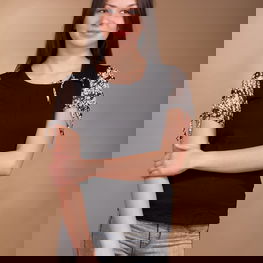 Palaidinė Flora juoda