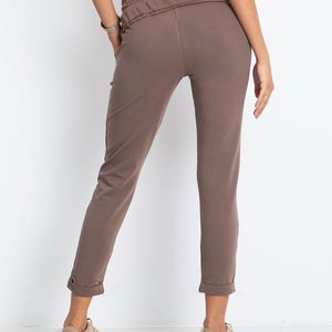 Sportinės kelnės-rudos