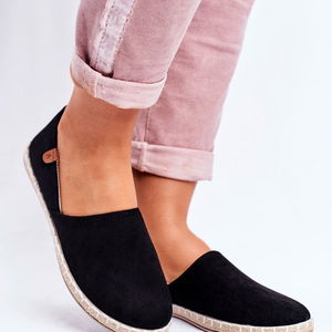 Veliūrinės espadrilės juodos Vulcano