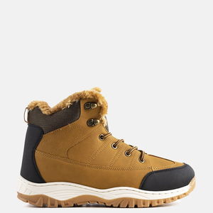 Violetinės rudos spalvos batai