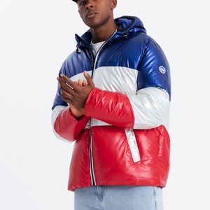 Vyriška žieminė striukė tamsiai mėlyna