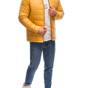 Vyriška vidurio sezono dygsniuota striukė - garstyčios