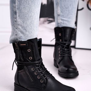 Aulinukai juodi su pašiltinimu ir užtrauktuku Sergio Leone