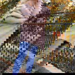 Paislee megztinis Dirty Pink