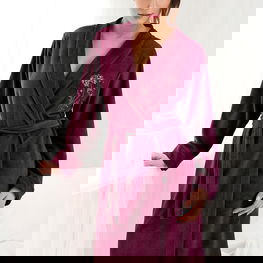 Chalatas Dorothy bordo spalvos